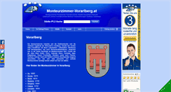 Desktop Screenshot of monteurzimmer-vorarlberg.at